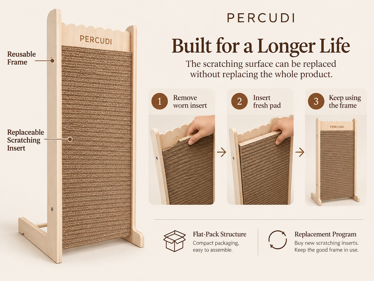 From Flat-Pack to Refill: Designing Cat Furniture for a Longer Product Life
