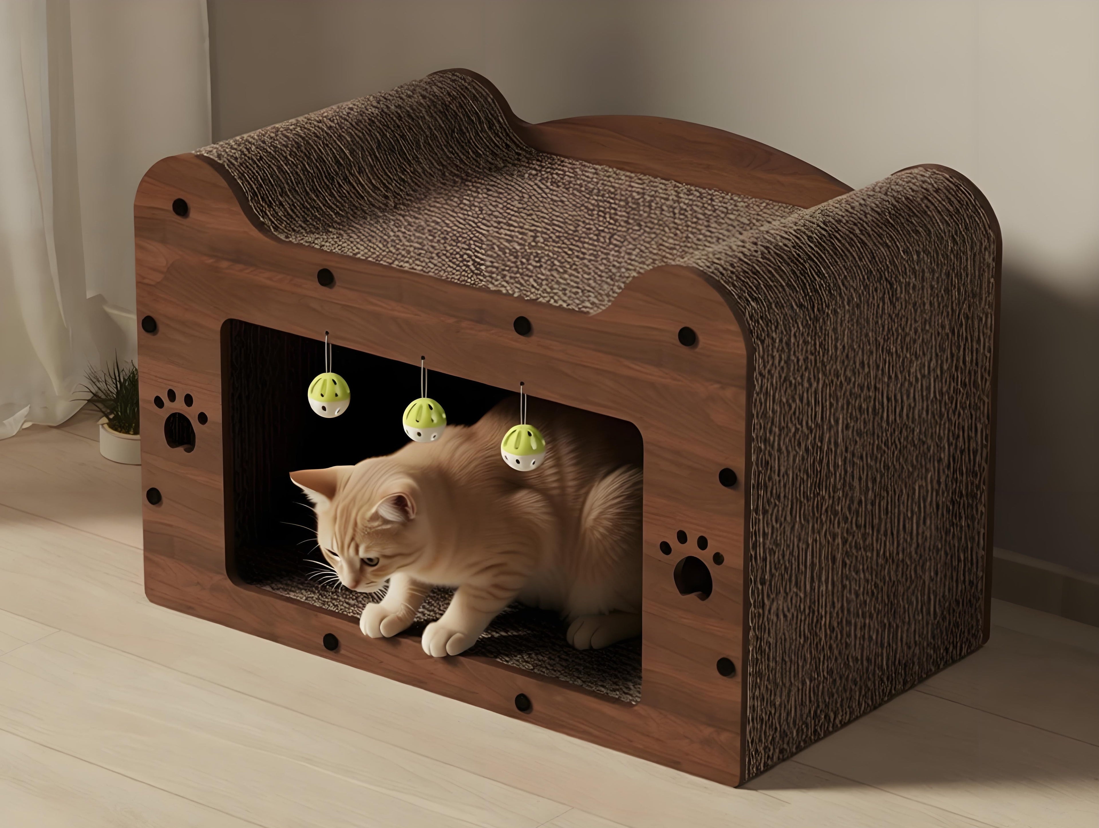 Cat Scratcher Bed