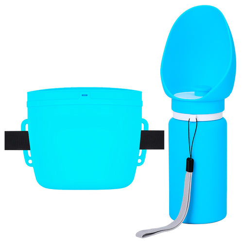 Collapsible Silicone Pet Travel Bottle