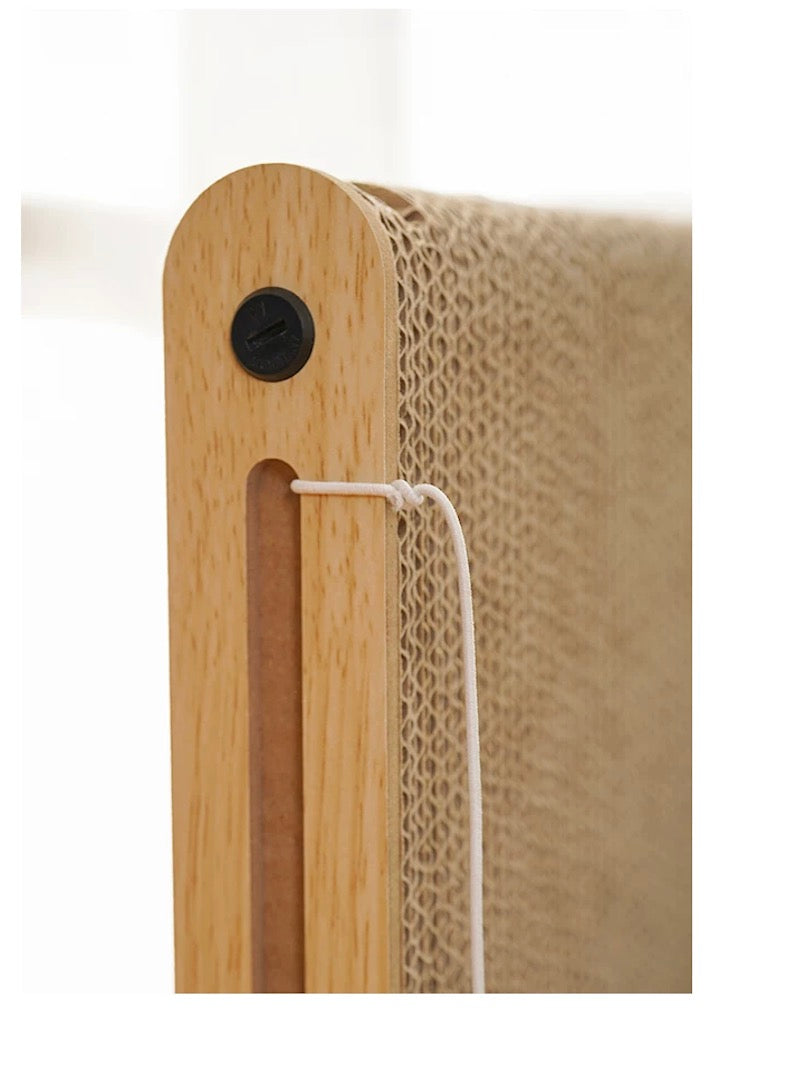Minimalist L-Shaped Cat Scratcher & Lounge