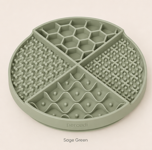 Custom color options for silicone slow feeder mats