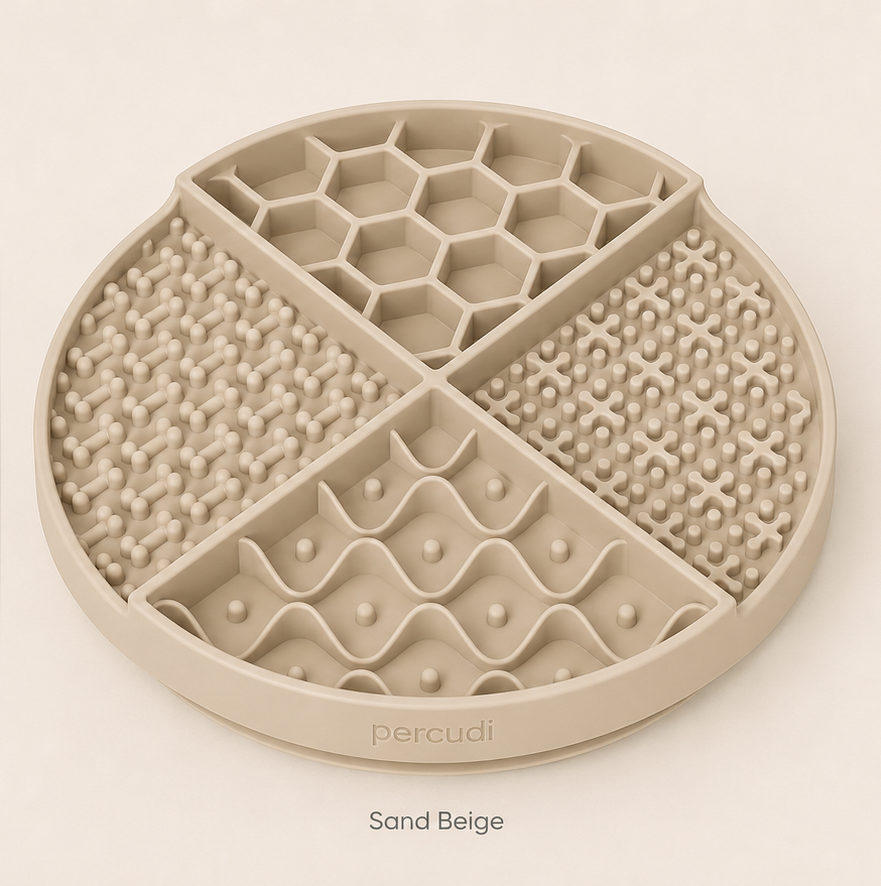 Custom color options for silicone slow feeder mats