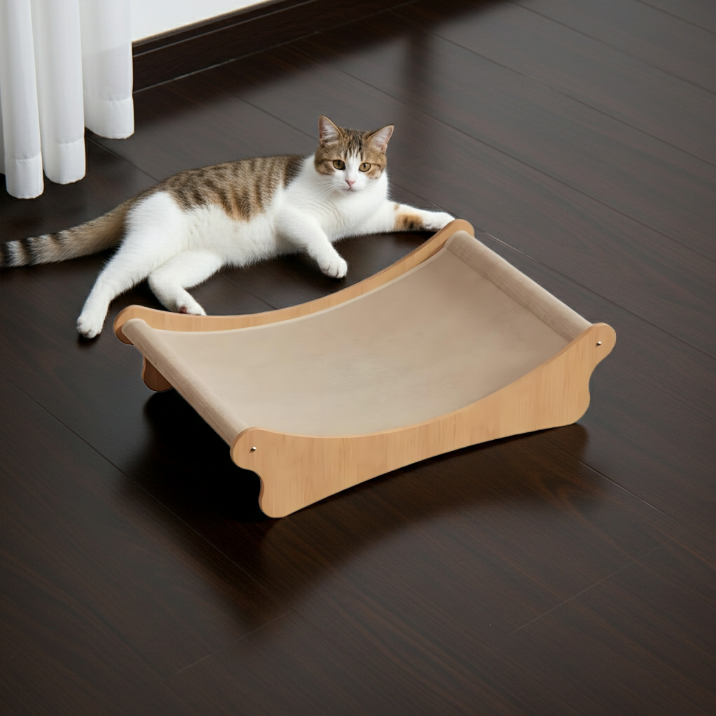 Moon Boat Cat Lounge & Scratcher