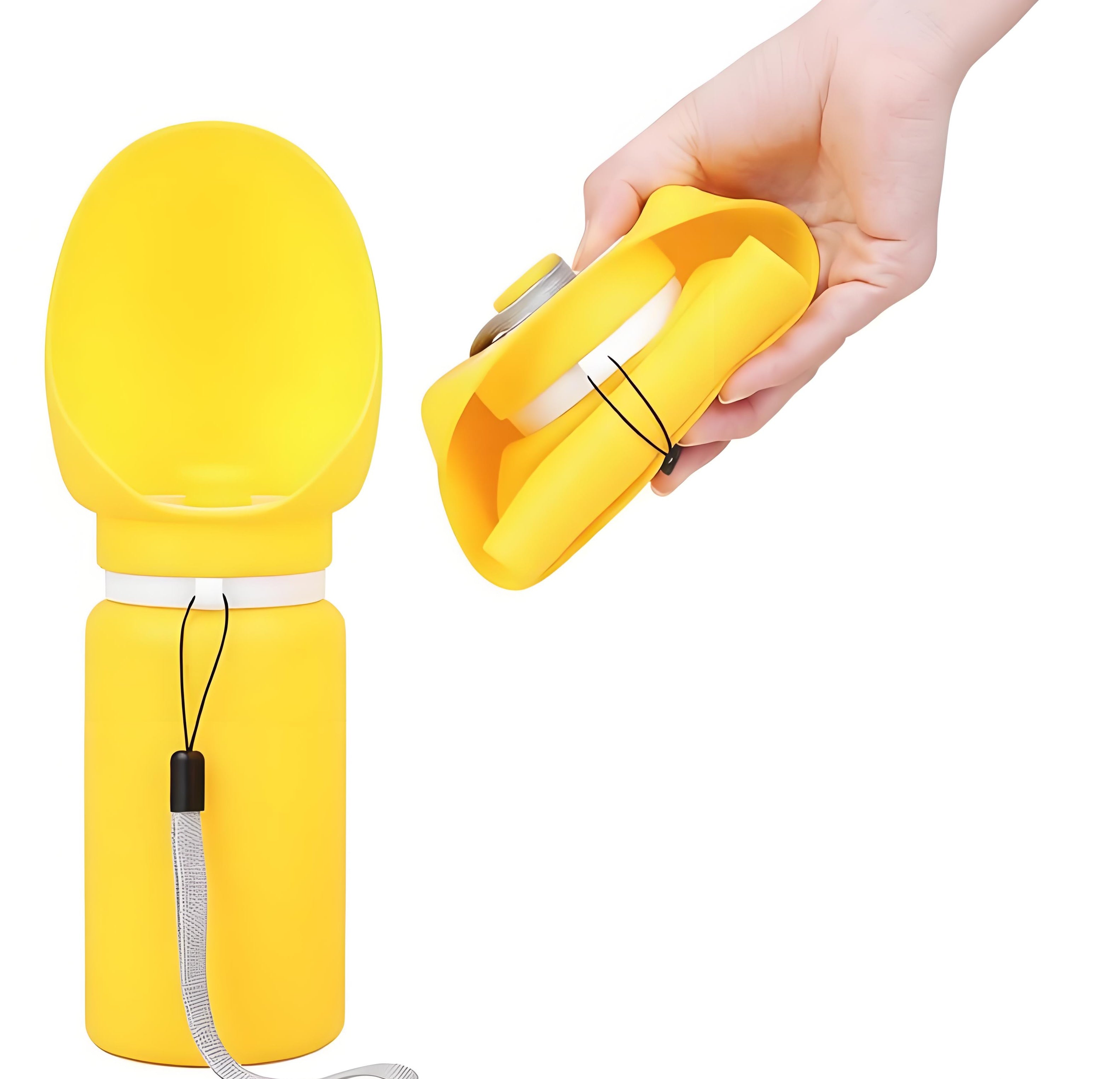 Collapsible Silicone Pet Travel Bottle