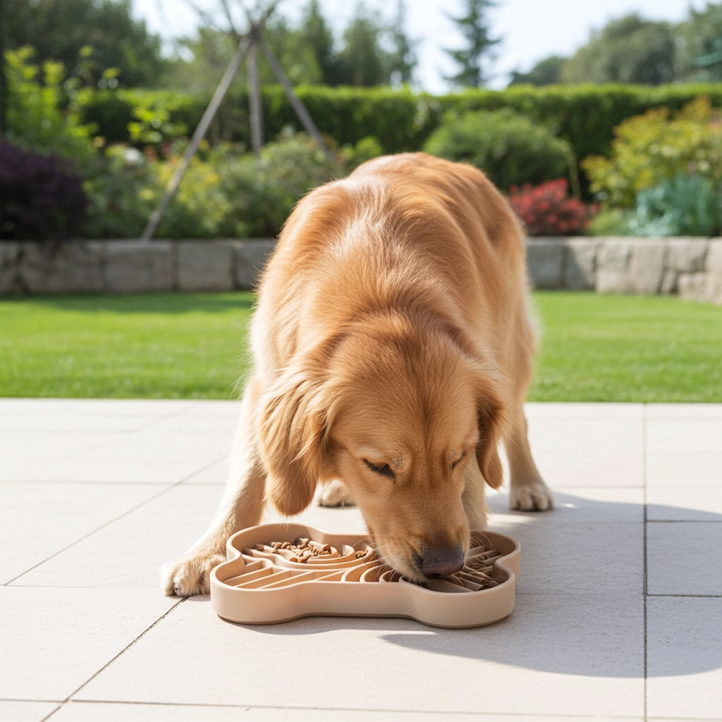 Bone Maze Silicone Slow Feeder for Dogs | Percudi