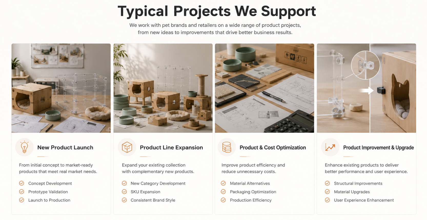 Typical Projects We Support