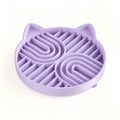 Custom color options for cat-shaped silicone slow feeder