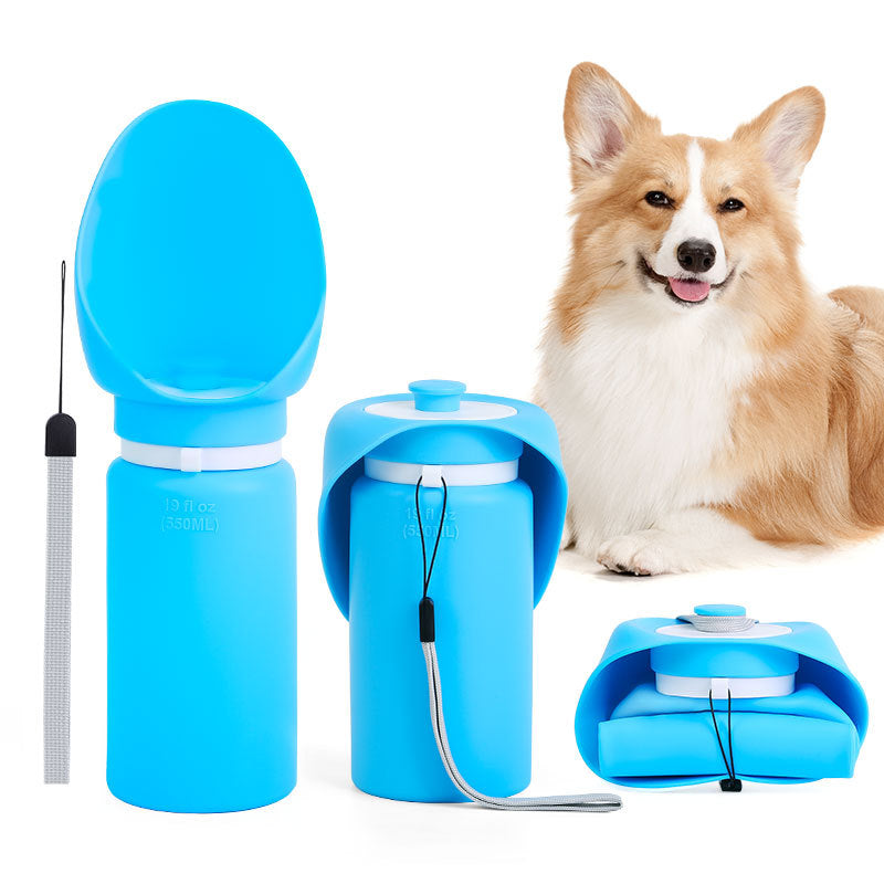 Collapsible Silicone Pet Travel Bottle