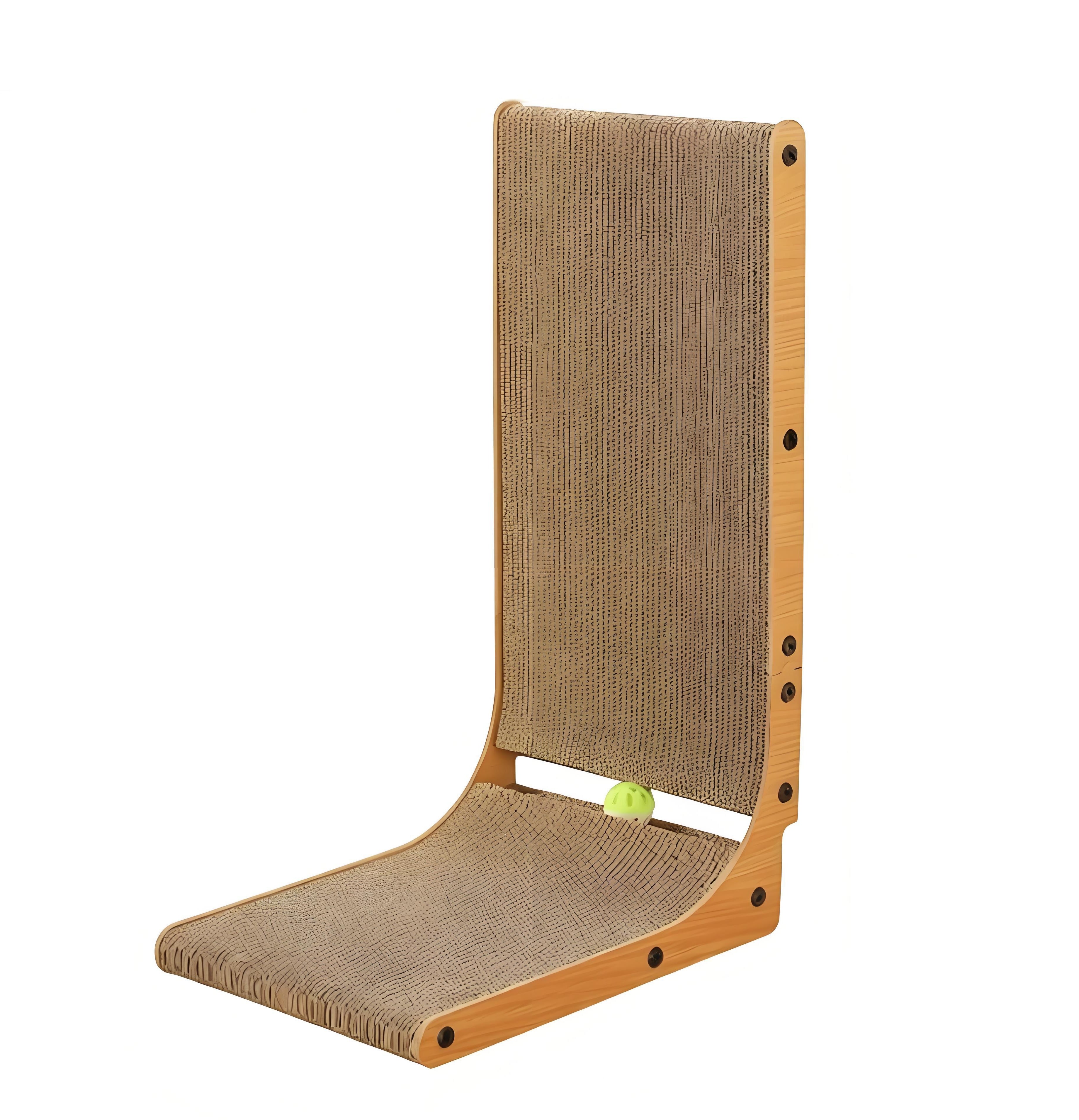Minimalist L-Shaped Cat Scratcher & Lounge
