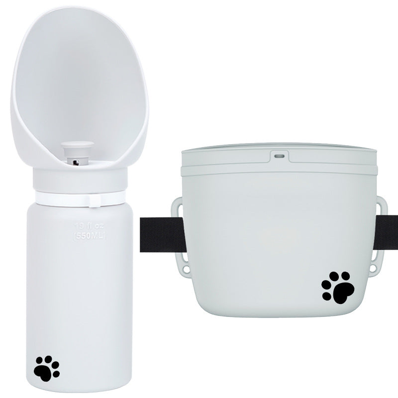 Collapsible Silicone Pet Travel Bottle