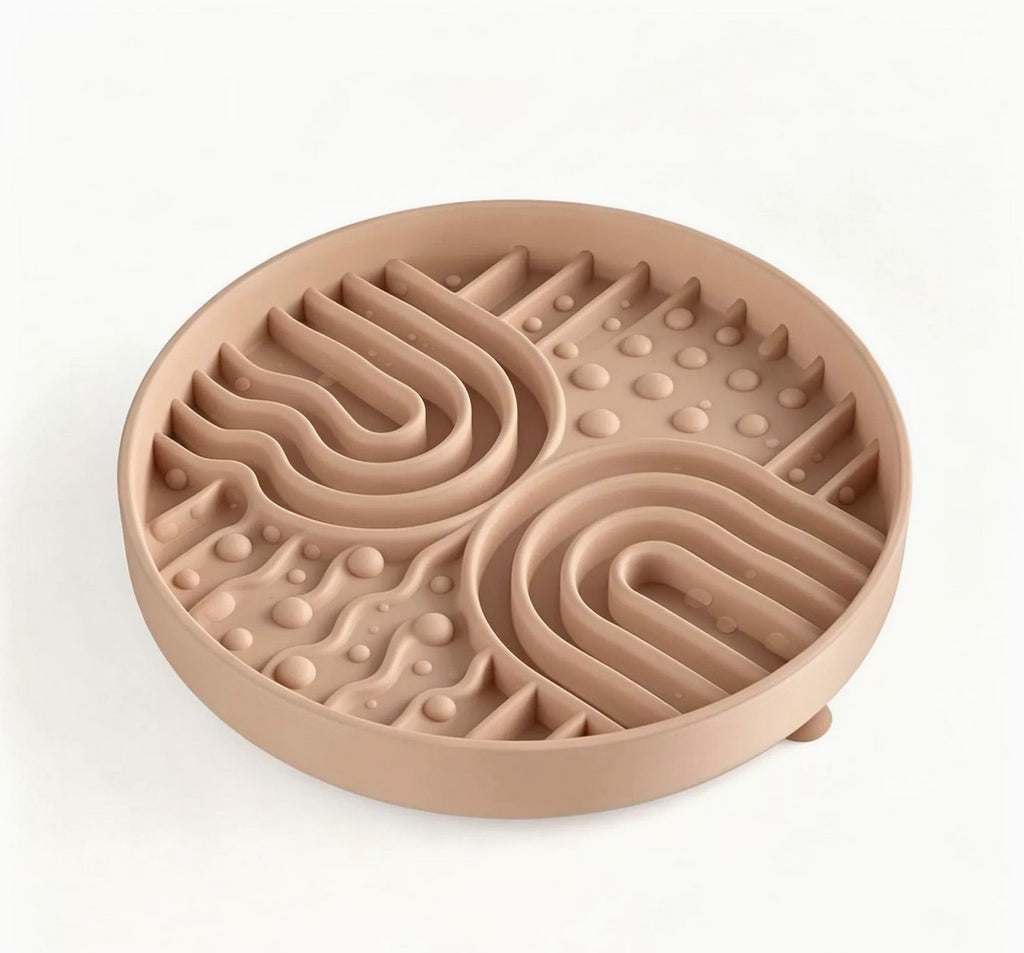 Anti-Choking Silicone Slow Feeder Bowl for Dogs & Cats