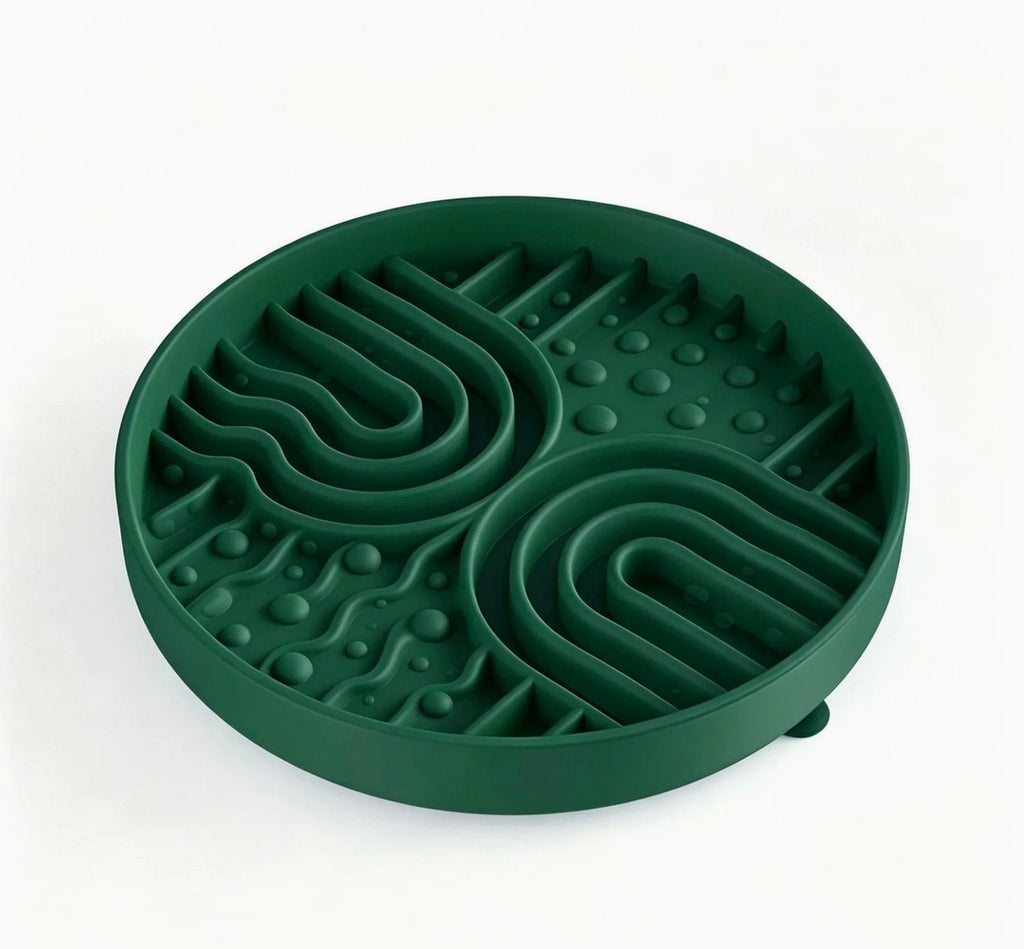 Anti-Choking Silicone Slow Feeder Bowl for Dogs & Cats