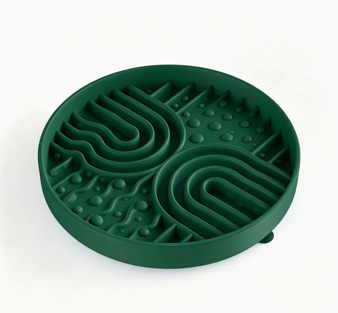 Anti-Choking Silicone Slow Feeder Bowl for Dogs & Cats