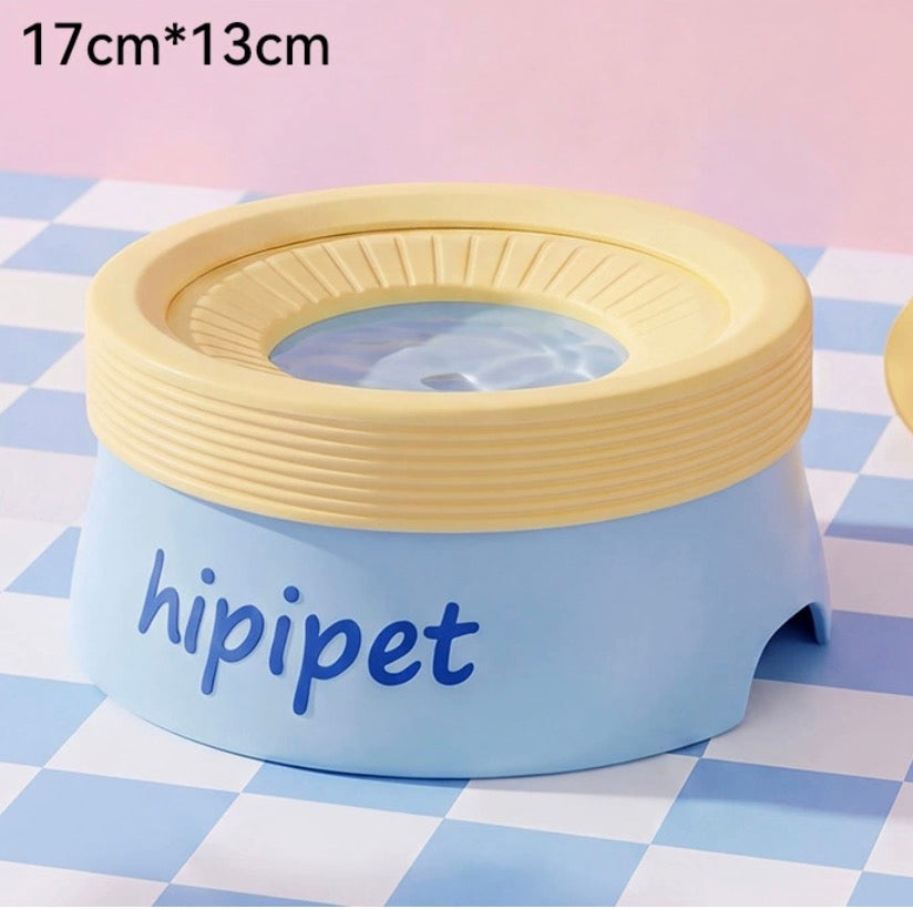 Splash-Free Floating Pet Water Bowl, Spill-Proof & Dust-Proof Food-Grade PP Dispenser