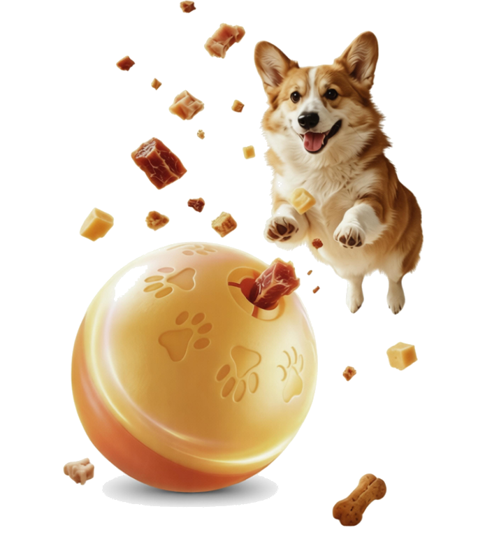 Squeaky Treat Bal