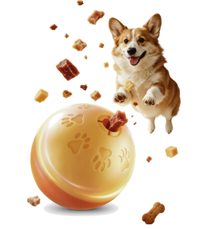 Squeaky Treat Bal