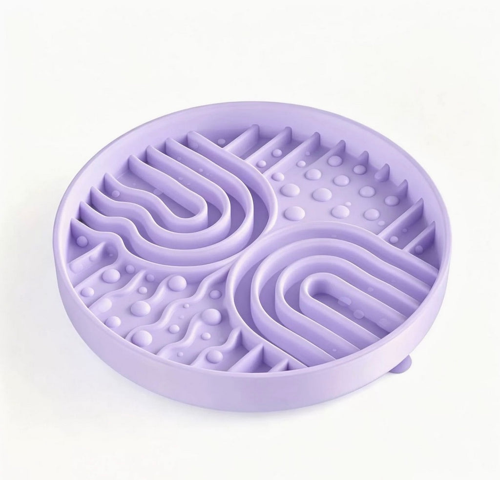 Anti-Choking Silicone Slow Feeder Bowl for Dogs & Cats