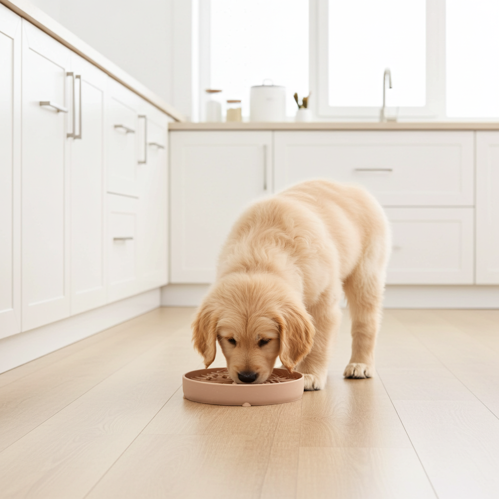 Anti-Choking Silicone Slow Feeder Bowl for Dogs & Cats