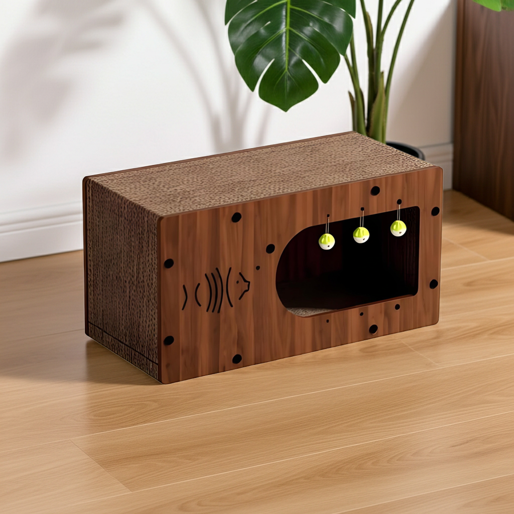 Multifunctional Cat Scratcher Villa