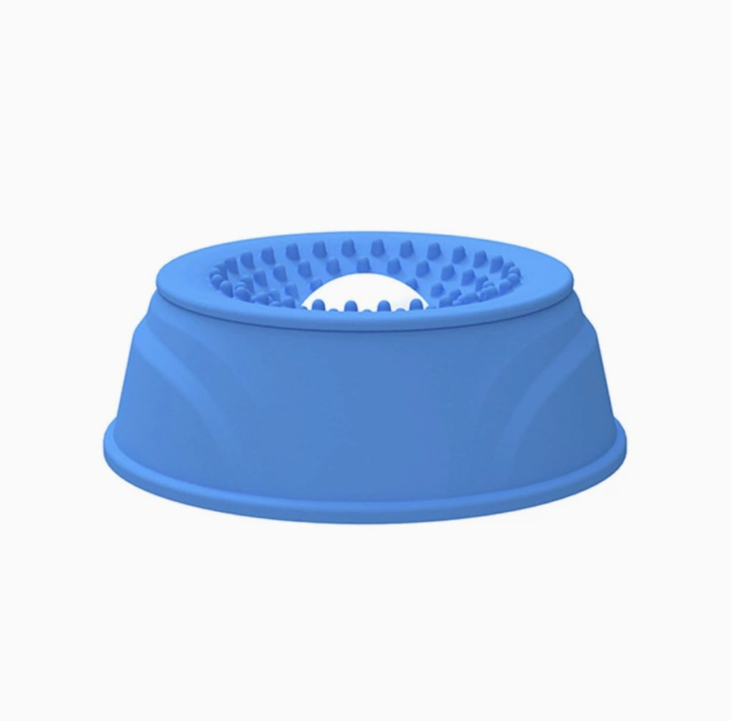 2-in-1 Suction Cup Slow Feeder Bowl