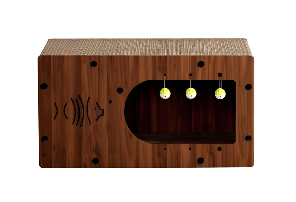 Multifunctional Cat Scratcher Villa / Cat Condo Scratcher