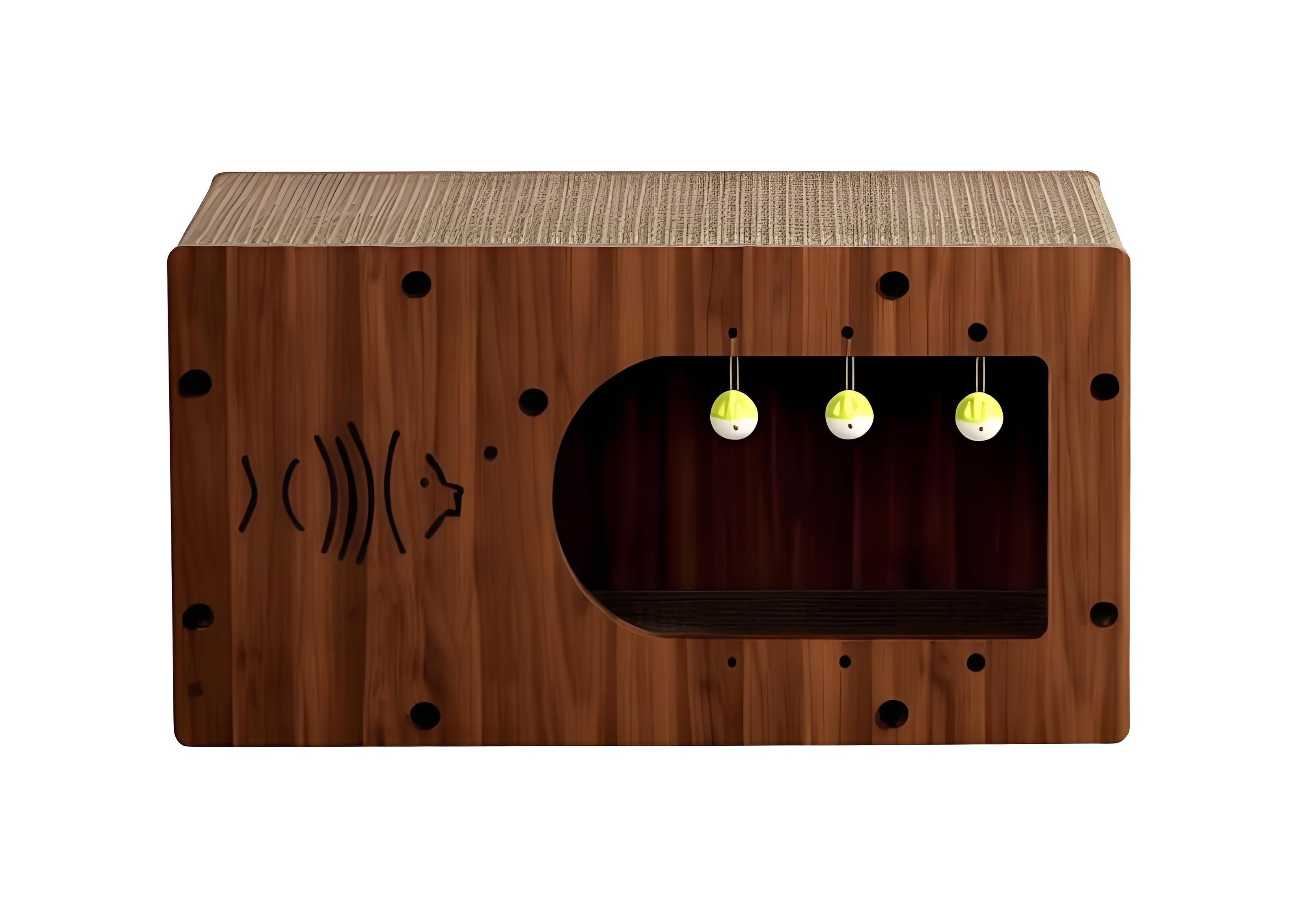 Multifunctional Cat Scratcher Villa / Cat Condo Scratcher