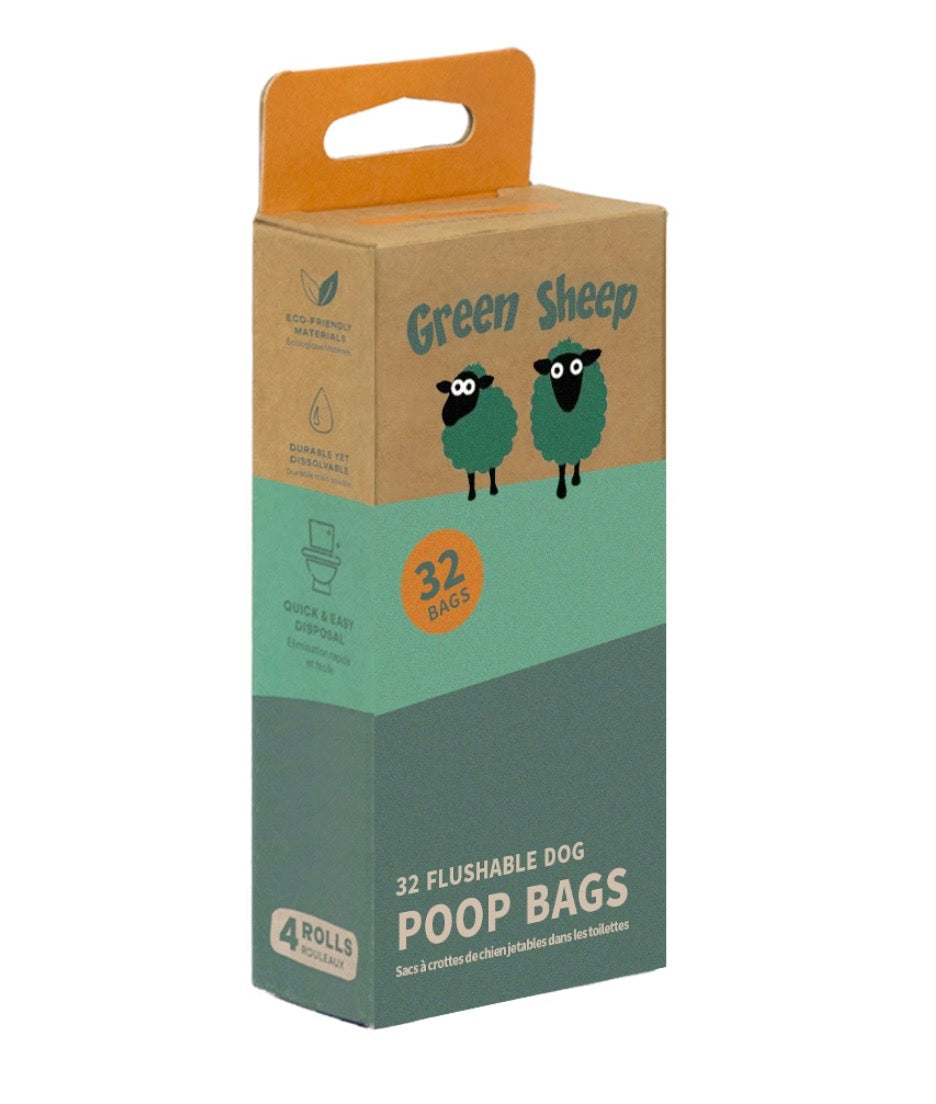 Flushable Poop Bags - 32pk