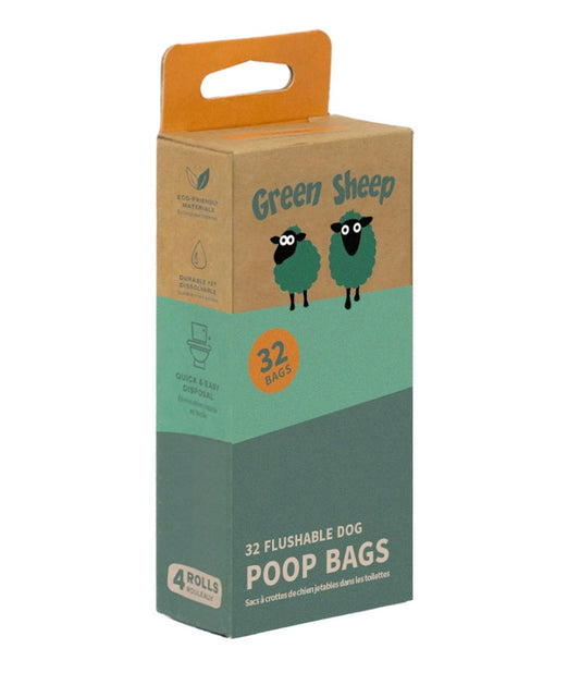 Flushable Poop Bags - 32pk