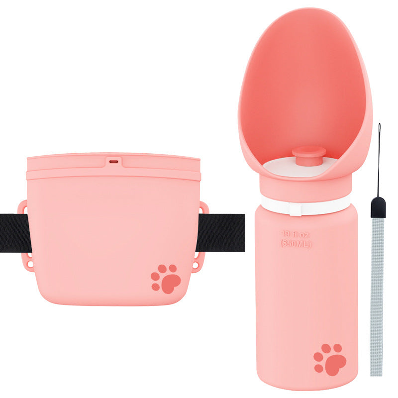 Collapsible Silicone Pet Travel Bottle