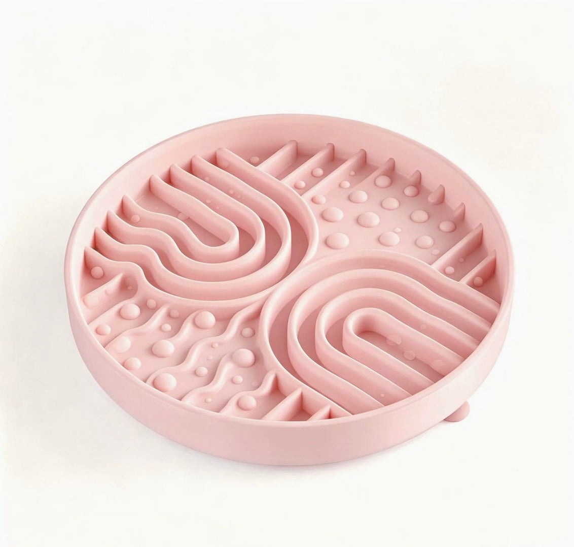 Anti-Choking Silicone Slow Feeder Bowl for Dogs & Cats
