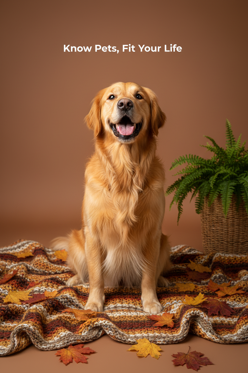 Golden Retriever Slogan Banner