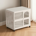 Minimalist Premium Single-Tier Pet Crate | Luxury Acrylic & HDPE Eco-Cage